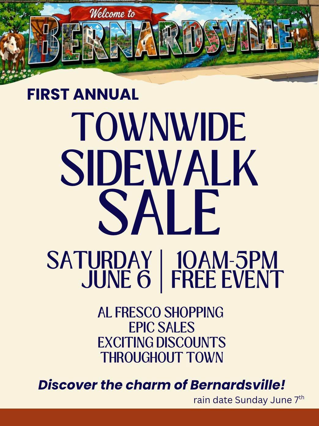 Bernardsville Sidewalk Sale